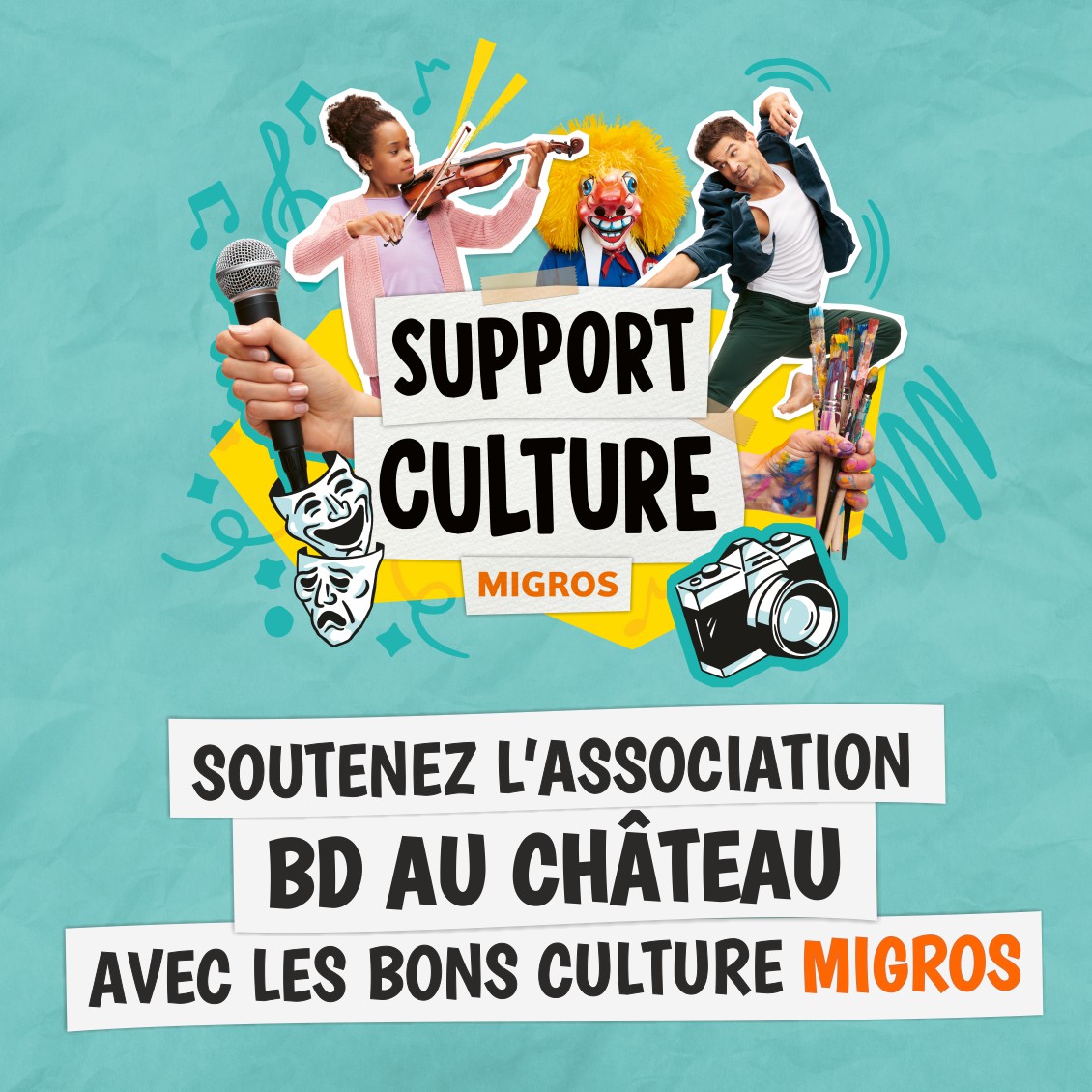 BD au Château d'Aigle, Support Culture Migros