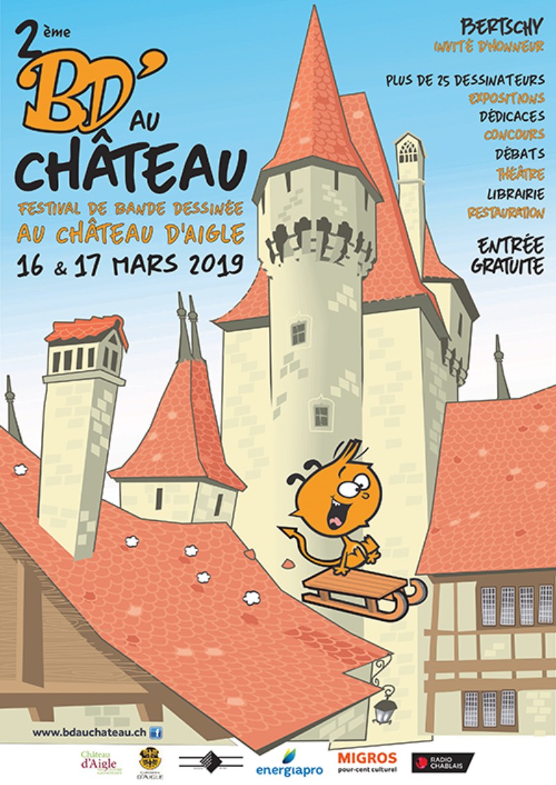 BD au Château d'Aigle, affiche 2019